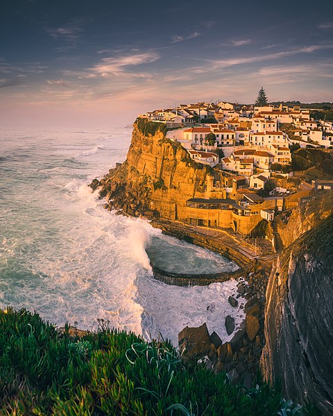 File:Sunset at Azenhas do Mar.jpg