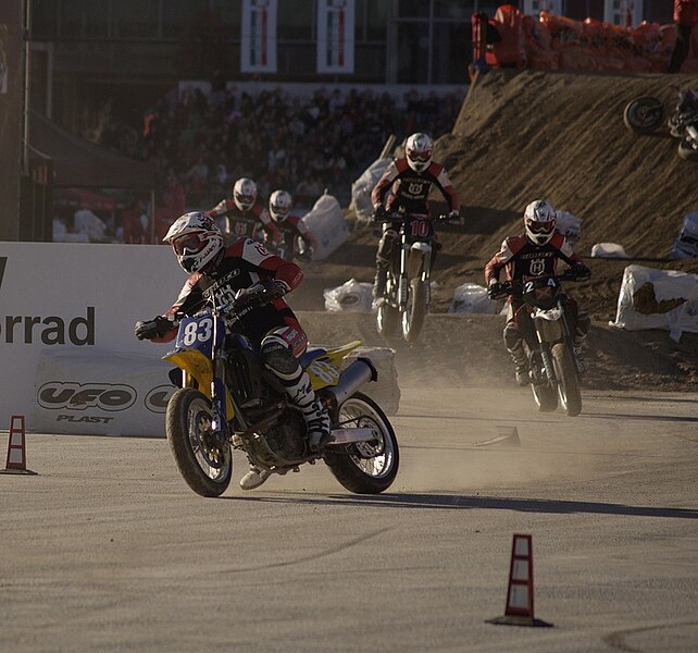 File:Supermoto riders at EICMA Milan Italy 2007.jpg