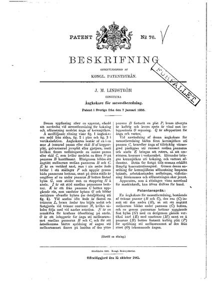 File:Swedish patent 76 Ångkokare för mesostberedning.pdf