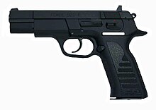 Tanfoglio Force (EAA Witness Polymer in the United States) full size polymer frame semi-automatic pistol. TANFOGLIO FORCE.jpg