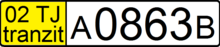 Tadjikistan export license plate.png