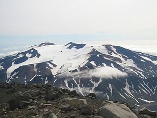 Mount Takawangha Stratovolcano on Tanaga Island, Alaska