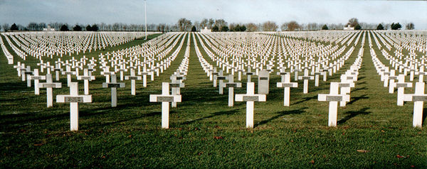 Part of the huge French Cemetery at La Targette Targette1.jpg