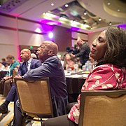 Terri Swell and John Lewis at 55th Anniversary Bridge Crossing Jubilee