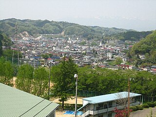 Kawamata, Fukushima Town in Tōhoku, Japan