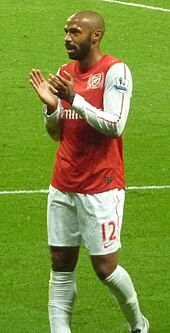 A footballer in action for Arsenal F.C.