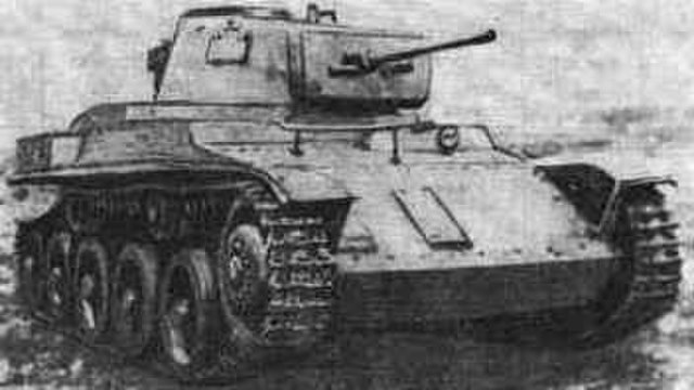 Hungarian Toldi I tank during the 1941 invasion of USSR by the Hungarian Second Army
