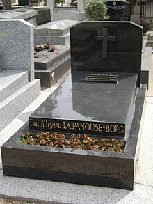 Hrobka Antoine de La Panouse, hřbitov Montparnasse.jpg