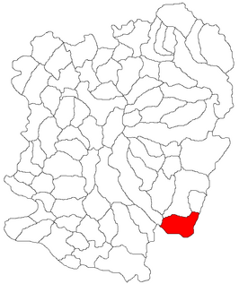 Kaart van Topleț