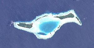 NASA satellite image of the Torlesse Islands