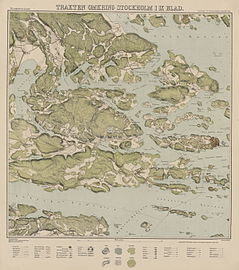 Blad VII: Nordöstra bladet, uppmätt 1844