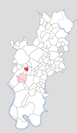Map showing Alawalpur in Tundla block