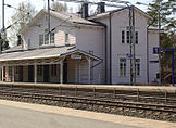 Turenki Railway Station, one of four remaining original station buildings at Finland's first railway