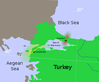 <span class="mw-page-title-main">Turkish straits</span> Two waterways in Turkey