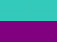 Turquoise and purple - horizontal