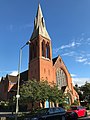 United Reformed Church on Freelands Road, built 1936 on the site of a former Presbyterian church which was struck by lightning and destroyed[6]