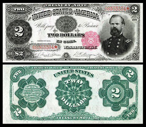 $2 (1891) James McPherson.