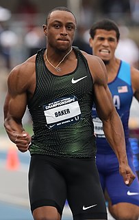 Ronnie Baker (athlete) American sprinter