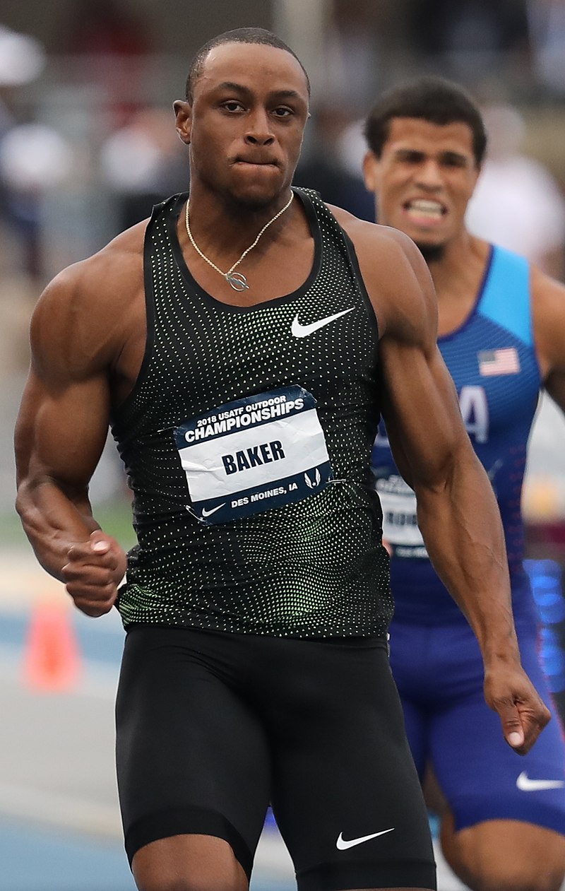 male sprinters body