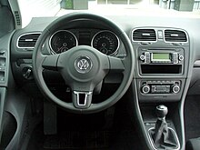 VW Golf VI 1.6 TDI Comfortline Reflexsilber Interieur.JPG