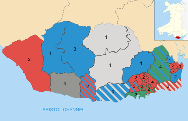 Vale of Glamorgan Council 2022 Election results map.png