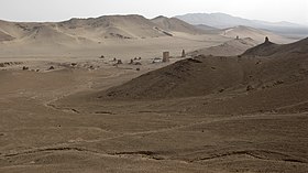 Valley of the Tombs, Panoramic view, Palmyra, Syria.jpg