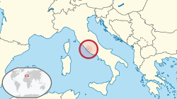 Location of Vatikan shahri