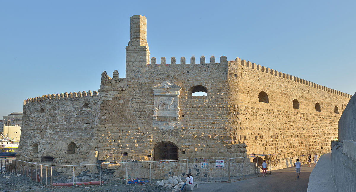 Candia (Iraklion), a Venetian fortress in Greece