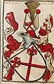 Wappen der Herren von Venningen im Scheiblerschen Wappenbuch (15. Jh.)