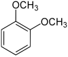 Structure of 1,2-dimethoxybenzene (Veratrol)