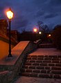 Stairs leading to the castle