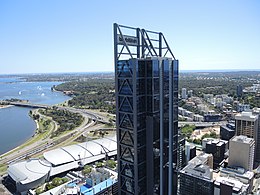 Vue depuis 108 St Georges Terrace, Perth 06 (E37 @ OpenHousePerth2014) .JPG