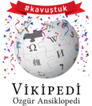 Speciallogotyp 17 januari 2020 ("#kavuştuk" = "#vi lyckades").