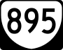 State Route 895 marker