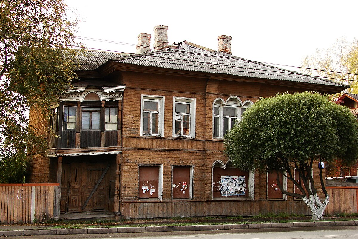 Файл:Vologda House on Chernishevsky street 35.jpg — Википедия