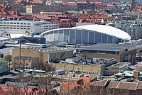 Scandinavium and Valhallabadet in May 2013