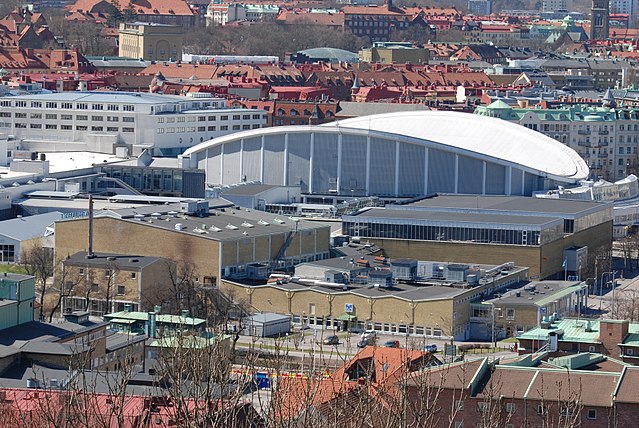 Scandinavium with Valhalla Swimming Hall in the foreground