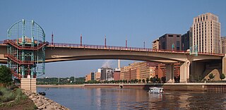 <span class="mw-page-title-main">Wabasha Street Bridge</span> Bridge in Saint Paul, Minnesota