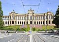 Die West-Fassade des Maximilianeums (Bayerischer Landtag) in München