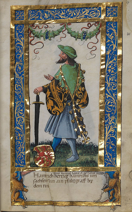 Henry in the Weingarten Stifterbüchlein, c. 1510