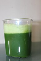 Wheatgrass juice