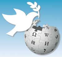 Wikipedia fo Peace Logo