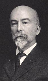 W.M. Davis, the man who proposed the peneplanation cycle. William Morris Davis.jpg