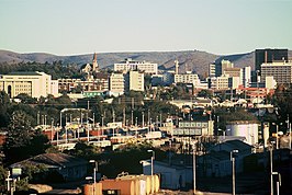 De Namibische hoofdstad Windhoek.