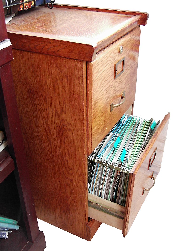 File:Wooden file cabinet.JPG - Wikipedia