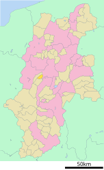 Yamagata - Harta