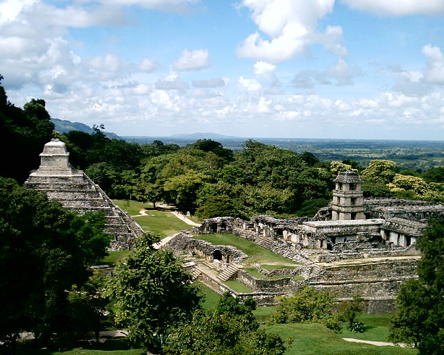 Archaeological site at Palenque, Chiapas, Mexico