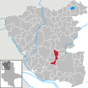 Location of Zichtau in Altmarkkreis Salzwedel district prior to its merger into Gardelegen