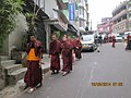 'Buddhist Monks' on Nam Nang road of Gangtok..JPG