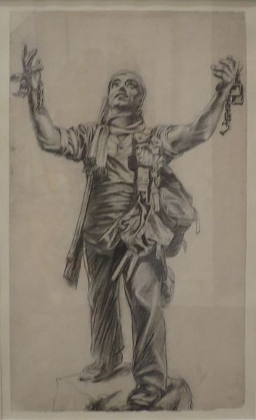 File:'Study for a War Memorial' by Charles Sargeant Jagge, c. 1918, drawing, Wolfsonian-FIU Museum.JPG